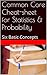 Common Core Cheat-sheet for Statistics & Probability: Six Basic Concepts