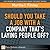 Should You Take a Job with a Company That's Laying People Off? by Martha I. Finney
