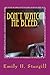 Don't watch me bleed.Confessions of a uterus in pain:poetry