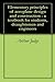 Elementary principles of aeroplane design and construction : a textbook for students, draughtsmen and engineers