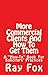 More Commercial Clients And How To Get Them: A "How To" Book For Solicitors' Practices