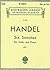 SIX (6) SONATAS VIOLIN PIANO (Schirmer's Library of Musical Classics, 1545)
