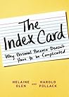 The Index Card: Why Personal Finance Doesn't Have to Be Complicated Book cover for The Index Card: Why Personal Finance Doesn't Have to Be Complicated