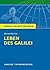 Leben des Galilei von Bertolt Brecht.: Textanalyse und Interpretation mit ausführlicher Inhaltsangabe und Abituraufgaben mit Lösungen (Königs Erläuterungen 293)