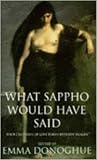 What Sappho Would Have Said: Four Centuries of Love Poems Between Women What Sappho Would Have Said: Four Centuries of Love Poems Between Women