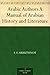 Arabic Authors A Manual of ...