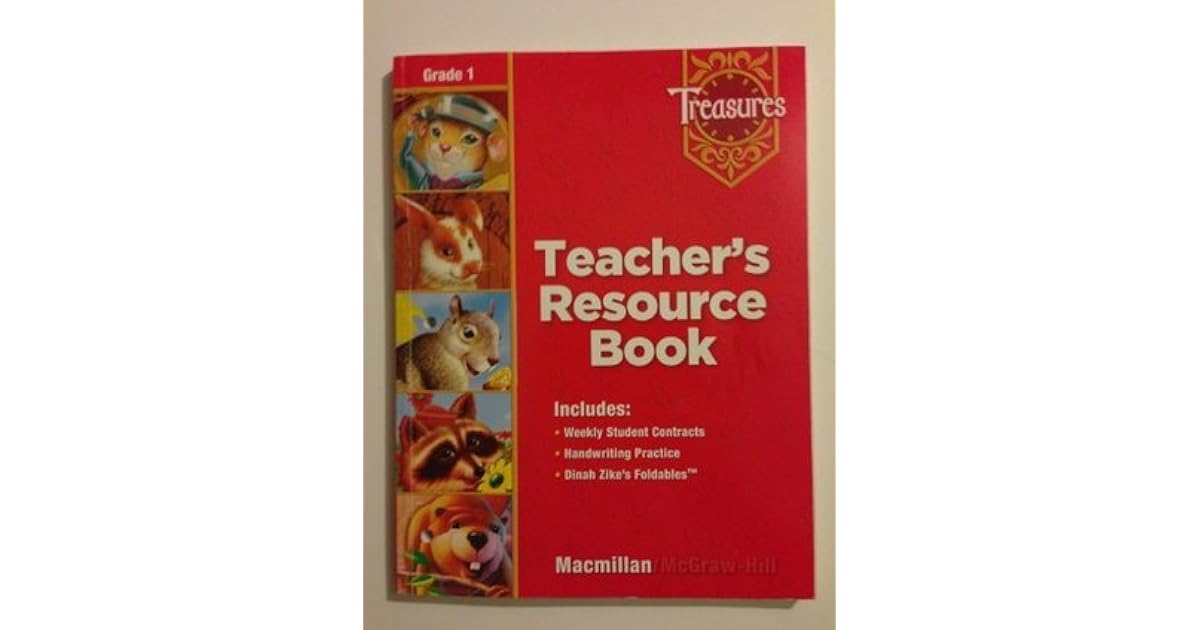 Macmillan McGrawHill Treasures Teacher's Resource Book Kindergarten