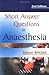Short Answer Questions in Anaesthesia by Simon Bricker