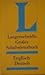 Langenscheidts Großes Schulwörterbuch: Englisch-Deutsch