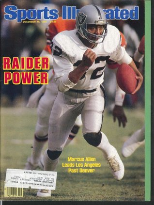 1985 SPORTS ILLUSTRATED Marcus Allen Raiders Cover
