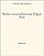 Notes nouvelles sur Edgar Poe (French Edition)