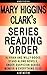 Mary Higgins Clark Series Reading Order: Series List - In Order: Alvirah and Willy books, Under Suspicion series, Stand-alone novels, Memoir, Children's ... (Listastik Series Reading Order Book 25)