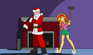 The Night Sunset Shimmer Tried to Kill Santa Claus