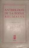 Anthologie de la poésie roumaine