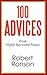 100 Advices From Highly Successful People by Robert Ronson
