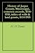 History of Jasper County, Mississippi, cemetery records, 1834-1910, index of wills & land grants, 1834-1905