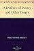 A Defence of Poetry and Other Essays