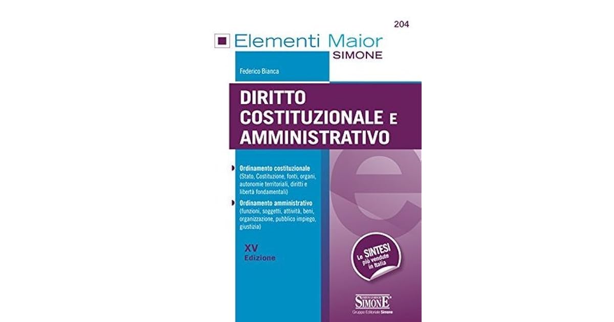 Elementi maior di Diritto Costituzionale e