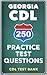 250 Georgia CDL Practice Test Questions