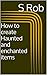 How to create Haunted and e...