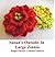 Susan's "Outside-In Large Zinnia" Flower Crochet Pattern: crochet pattern for fun and simple one-piece garden flower