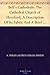 Bell’s Cathedrals: The Cathedral Church of Hereford, A Description Of Its Fabric And A Brief History Of The Episcopal See