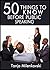 50 Things to Know About Public Speaking by Tanja Milenkovski