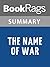 Summary & Study Guide The Name of War by Jill Lepore