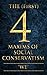 The (First) 4 Maxims of Social Conservatism