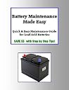 Battery Maintenance Made Easy: Quick & Easy Maintenance Guide for Lead Acid Batteries: Save $$ with Step by Step Tips! Battery Maintenance Made Easy: Quick & Easy Maintenance Guide for Lead Acid Batteries: Save $$ with Step by Step Tips!