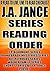 J.A. JANCE: SERIES READING ORDER: A READ TO LIVE, LIVE TO READ CHECKLIST [J.P. BEAUMONT JOANA BRADY MYSTERIES SERIES ALL REYNOLDS SERIES WALKER FAMILY SERIES SHORT STORIES BY J.A. JANCE POETRY]