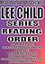 LEE CHILD: SERIES READING ORDER: A READ TO LIVE, LIVE TO READ CHECKLIST [JACK REACHER SHORT STORIES ABOUT JACK REACHER ANTHOLOGIES HAROLD MIDDLETON SHORT STORY COLLECTIONS BY LEE CHILD]
