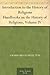 Introduction to the History of Religions Handbooks on the His... by Crawford Howell Toy