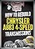 How to Rebuild Chrysler A883 4-Speed Transmissions (Manual Transmission Rebuilding)