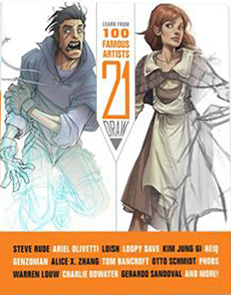 21 Draw: Learn from 100 Famous Artists (Paperback)