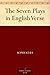 The Seven Plays in English Verse by Sophocles