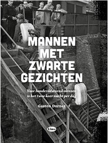 Mannen met zwarte gezichten