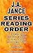 J.A. Jance: Series Reading ...
