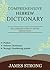 A Comprehensive Hebrew Dictionary - [Illustrated]: Hebrew dictionary with in-depth definitions, Easy & Rapid navigation system