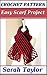 Crochet Pattern - Easy Scarf Project
