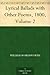 Lyrical Ballads with Other Poems, 1800, Volume 2