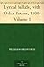 Lyrical Ballads, with Other Poems, 1800, Volume 1