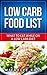 Low Carb Food List by Michelle Ross