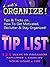 Let's Organize!: Tips & Tricks On How To Get Motivated, Declutter And Stay Organized. PLUS The Tip List - 125 Ways To Organize, Declutter & Simplify Your Home & Life