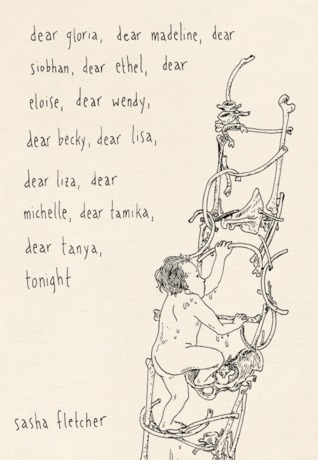 dear gloria, dear madeline, dear siobhan, dear ethel, dear eloise, dear wendy, dear becky, dear lisa, dear liza, dear michelle, dear tamika, dear tanya, tonight