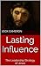 Lasting Influence: The Leadership Strategy of Jesus