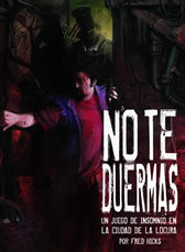 Portada de No te duermas, de Fred Hicks