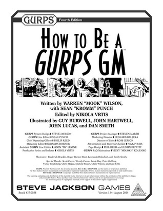 How to be a GURPS GM (ebook)