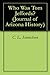 Who Was Tom Jeffords? (Journal of Arizona History)
