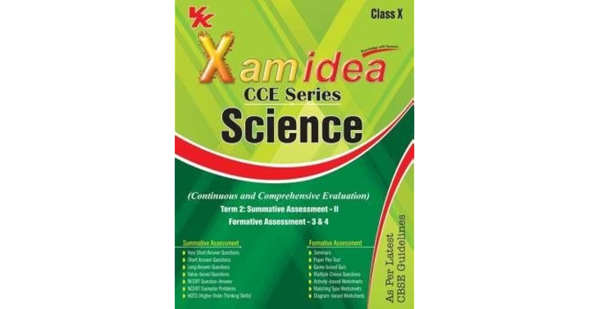 Xam Idea Cce Series Science Class 10th By VK Global Publications